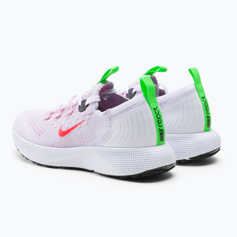 Nike Escape Run Flyknit donne scarpe da ginnastica a malapena uva / rosa cremisi schiuma 3