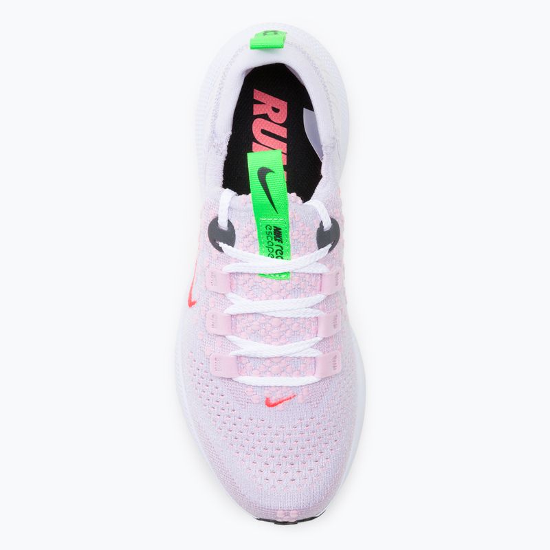 Nike Escape Run Flyknit donne scarpe da ginnastica a malapena uva / rosa cremisi schiuma 6