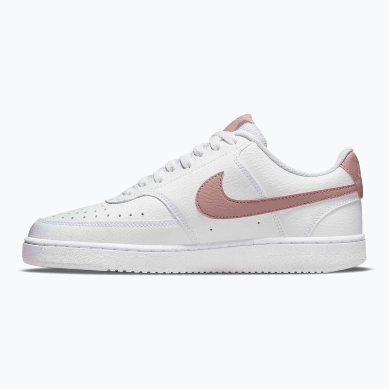 Nike Court Vision Low Next Nature scarpe da donna oxford bianco/rosa 2