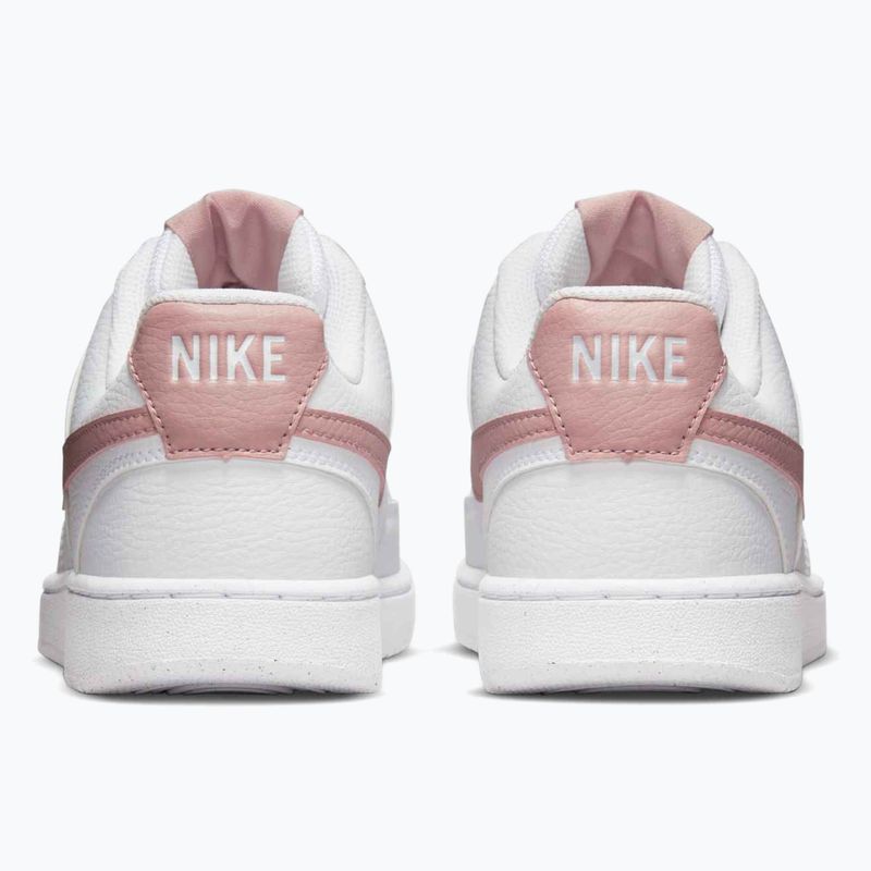 Nike Court Vision Low Next Nature scarpe da donna oxford bianco/rosa 4