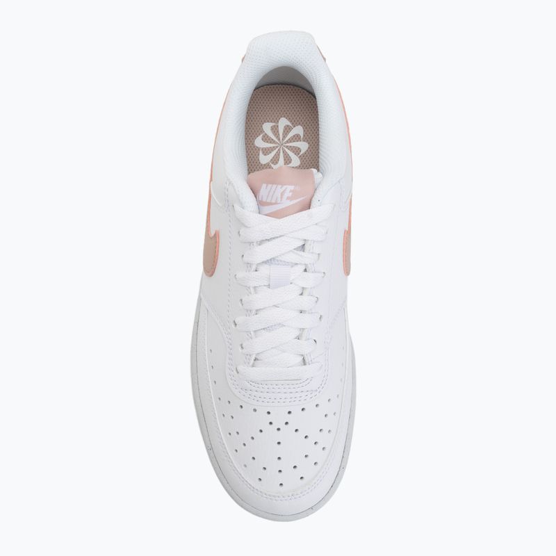 Nike Court Vision Low Next Nature scarpe da donna oxford bianco/rosa 5