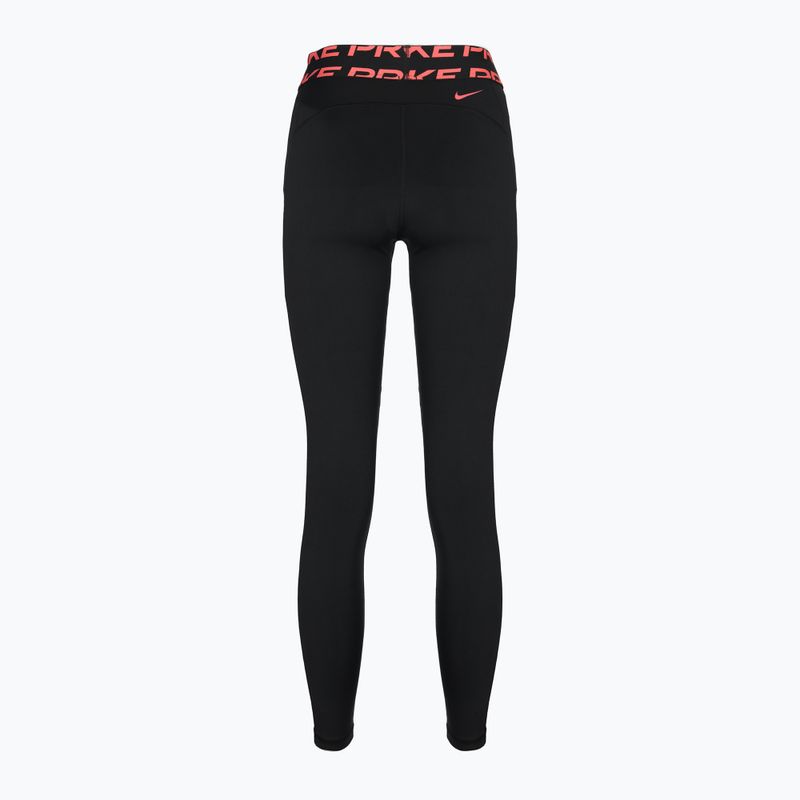 Leggings Nike Pro Dri-Fit nero/magic ember da donna 2