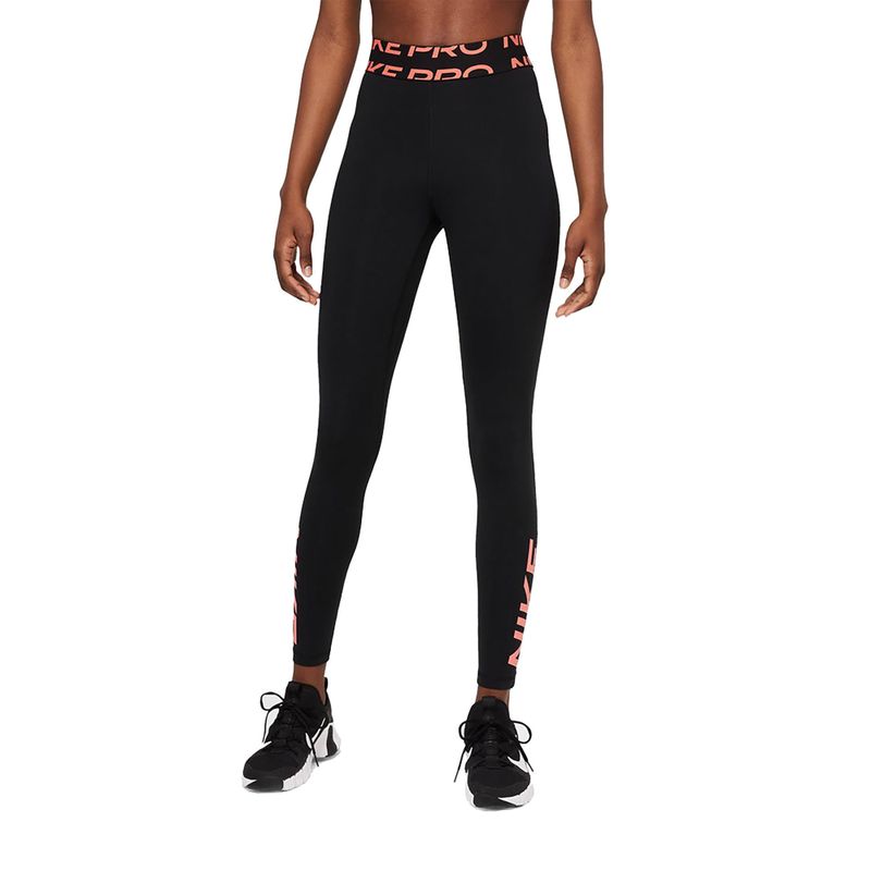 Leggings Nike Pro Dri-Fit nero/magic ember da donna 4