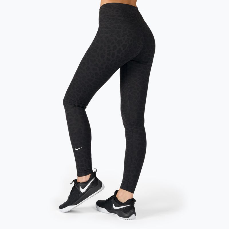 Leggings Nike Dri-Fit One donna off noir/bianco 3