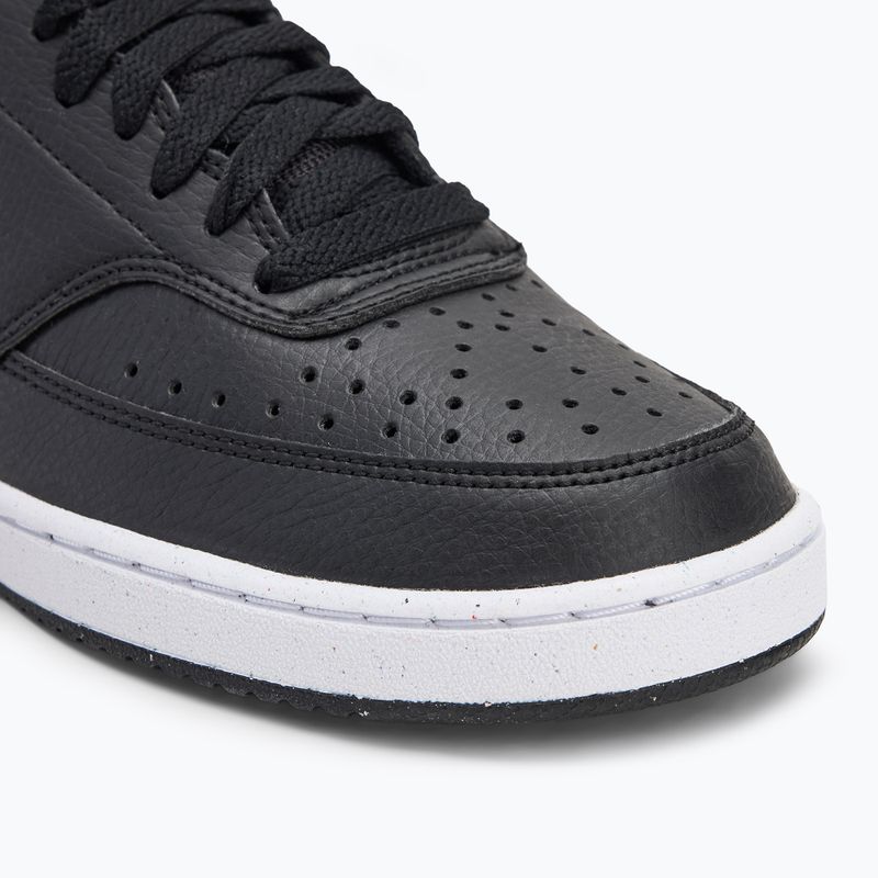 Nike Court Vision Mid Next Nature scarpe da uomo nero/nero/bianco 7
