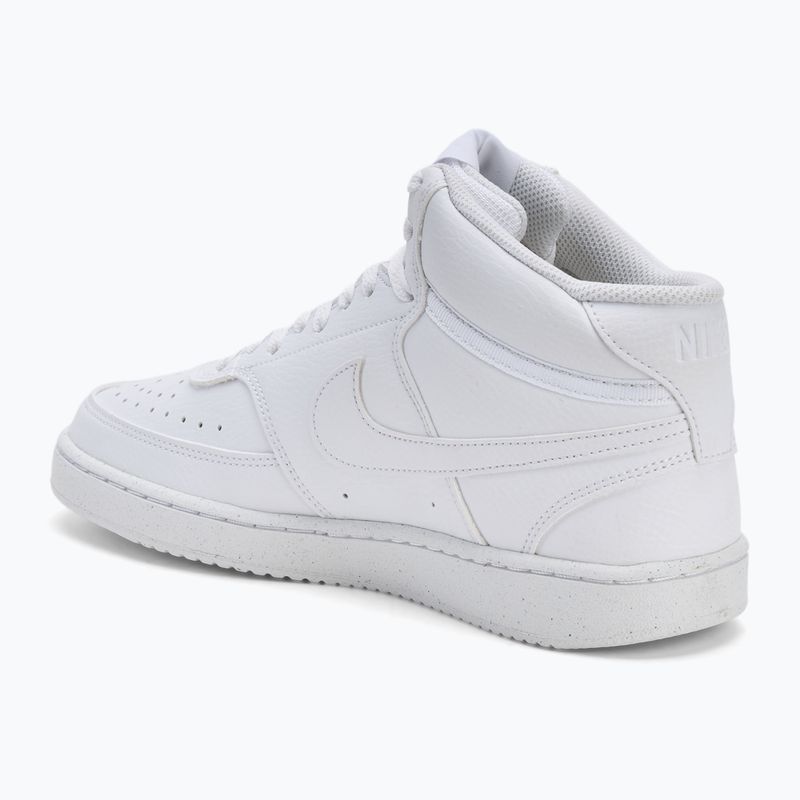 Scarpe uomo Nike Court Vision Mid Next Nature white/white/white 3