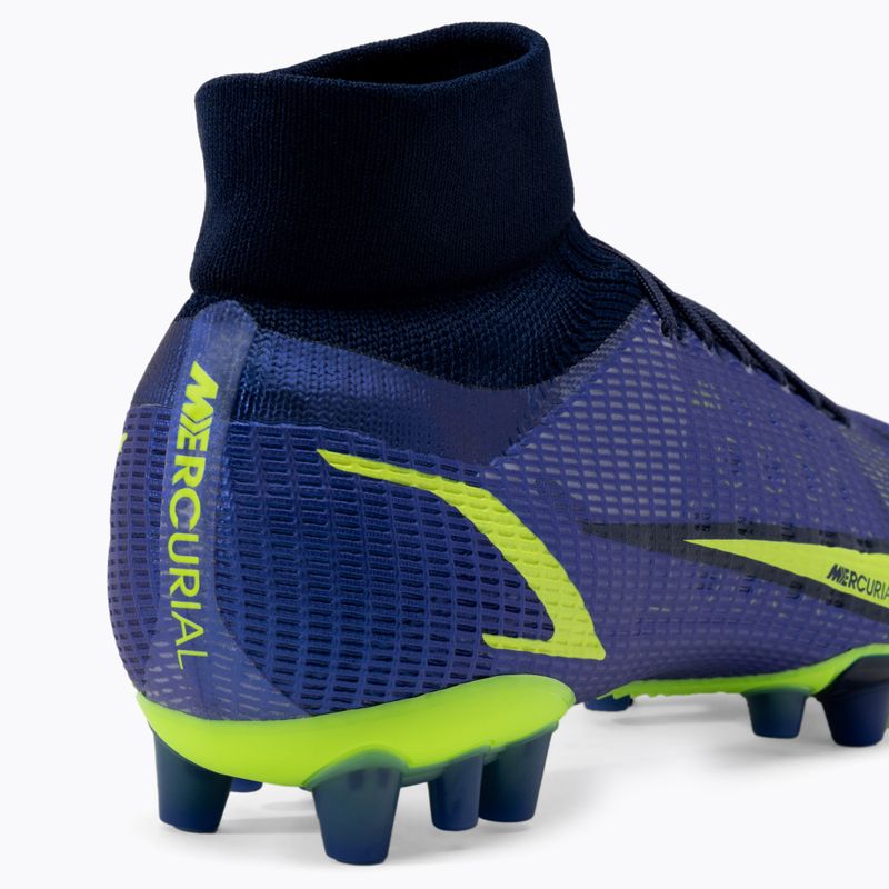 Scarpe da calcio da uomo Nike Superfly 8 Pro AG zaffiro/volt/blu nullo 9