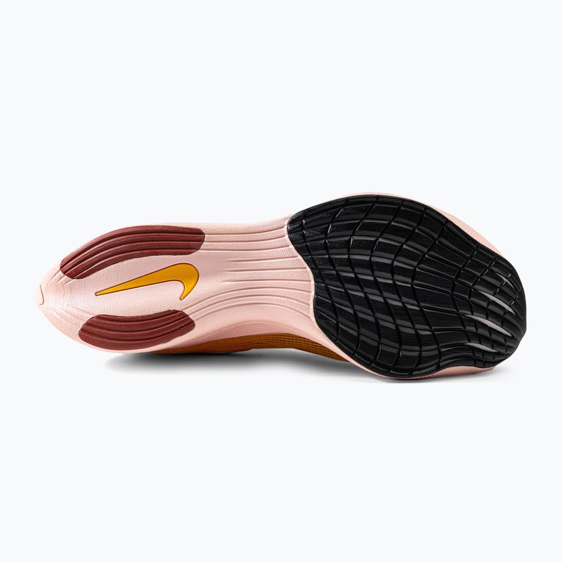 Scarpe da corsa uomo Nike Zoomx Vaporfly Next 2 oro universitario/nero/polline/arancio 4