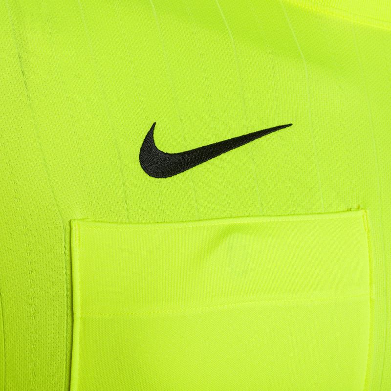 Maglia a maniche lunghe da calcio Nike Dri-FIT Referee II volt/nero da uomo 3