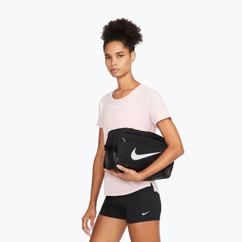 Borsa porta scarpe Nike Brasilia 9.5 11 l black/black/white 6