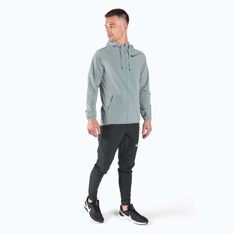 Giacca da allenamento da uomo Nike Pro Dri-Fit Flex Vent Max grigio particella/grigio ferro/nero 2