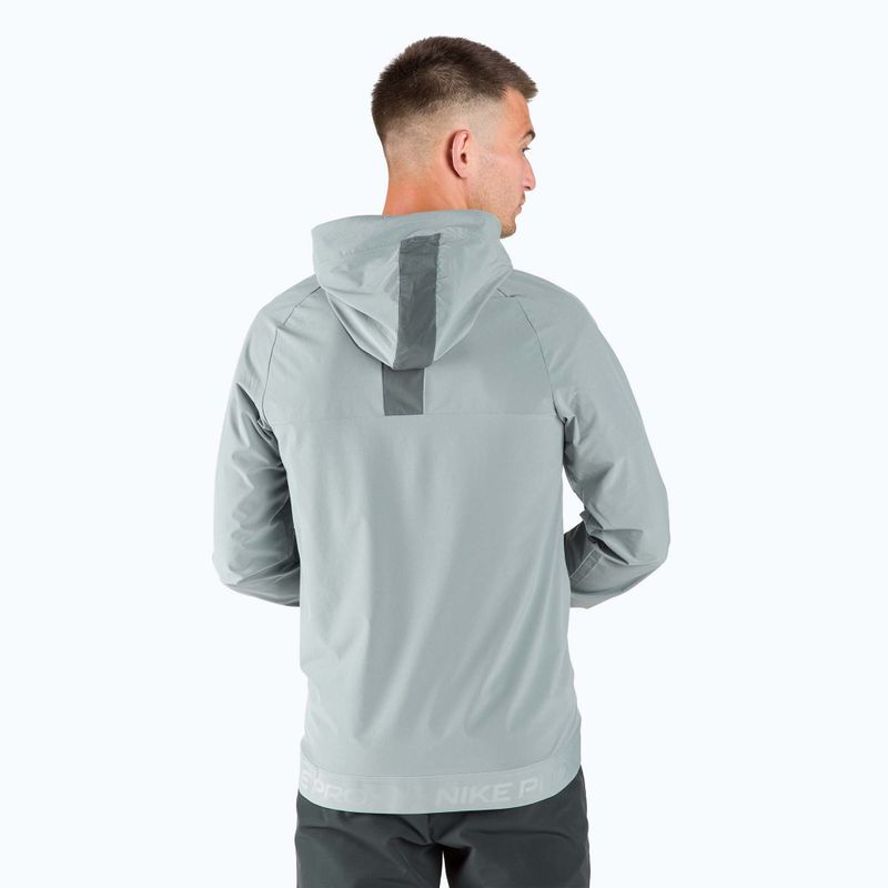 Giacca da allenamento da uomo Nike Pro Dri-Fit Flex Vent Max grigio particella/grigio ferro/nero 3