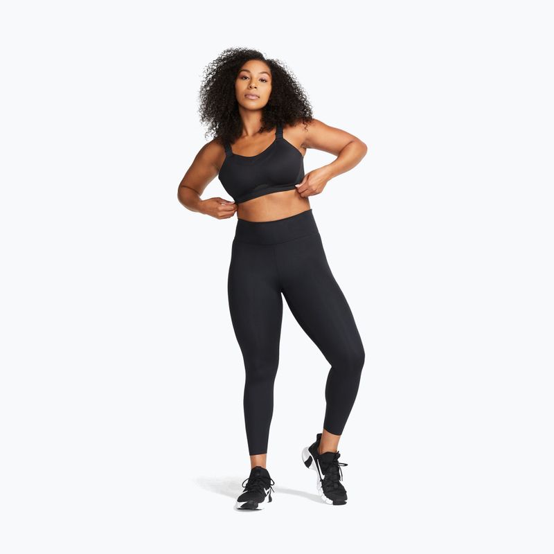 Reggiseno sportivo Nike Alpha High-Support black/black/dark smoke grey/dark smoke grey 2