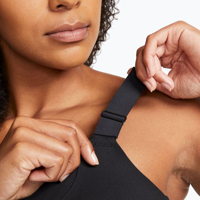 Reggiseno sportivo Nike Alpha High-Support black/black/dark smoke grey/dark smoke grey 5