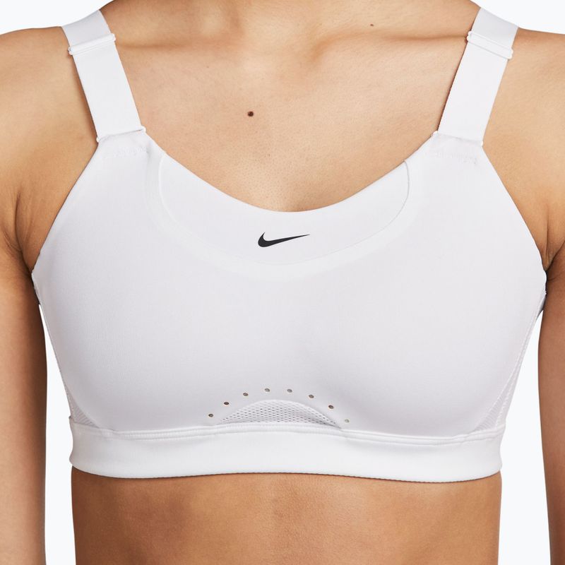 Reggiseno sportivo Nike Alpha High-Support white/white/stone mauve/black 4