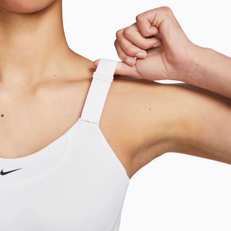Reggiseno sportivo Nike Alpha High-Support white/white/stone mauve/black 6