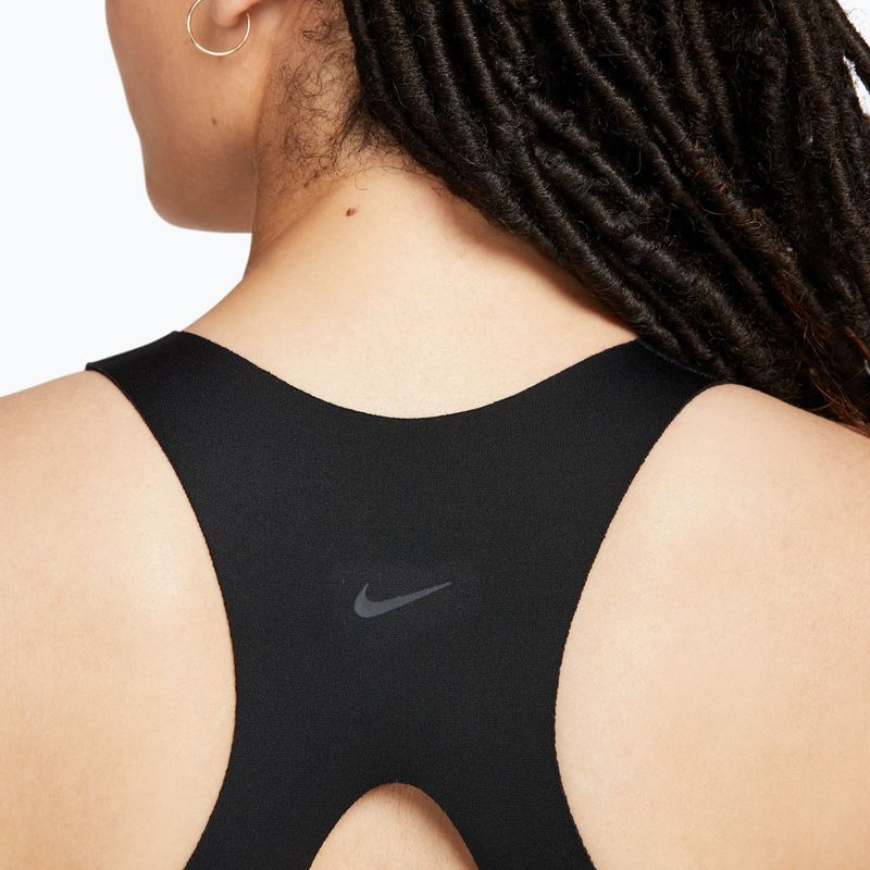 Reggiseno sportivo Nike Alpha High-Support Zip-Front black/black/dark smoke grey/dark smoke grey 7