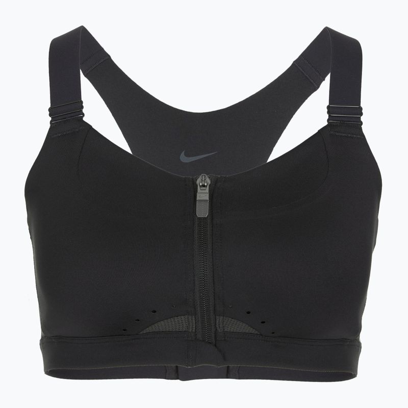Reggiseno sportivo Nike Alpha High-Support Zip-Front black/black/dark smoke grey/dark smoke grey 8