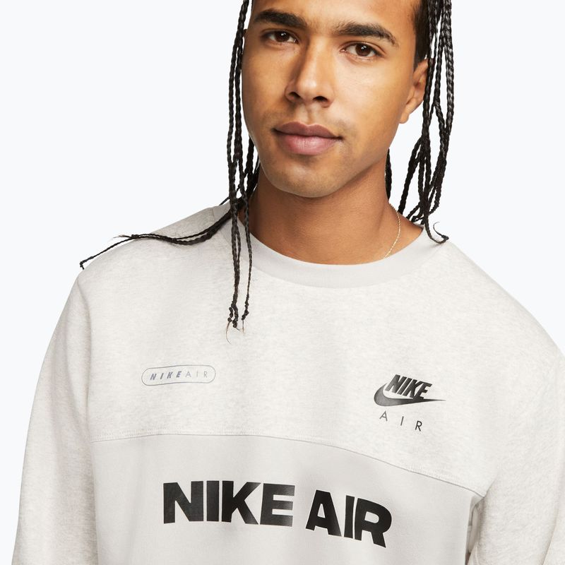 Felpa uomo Nike Air light iron ore/heather/phantom/black 4