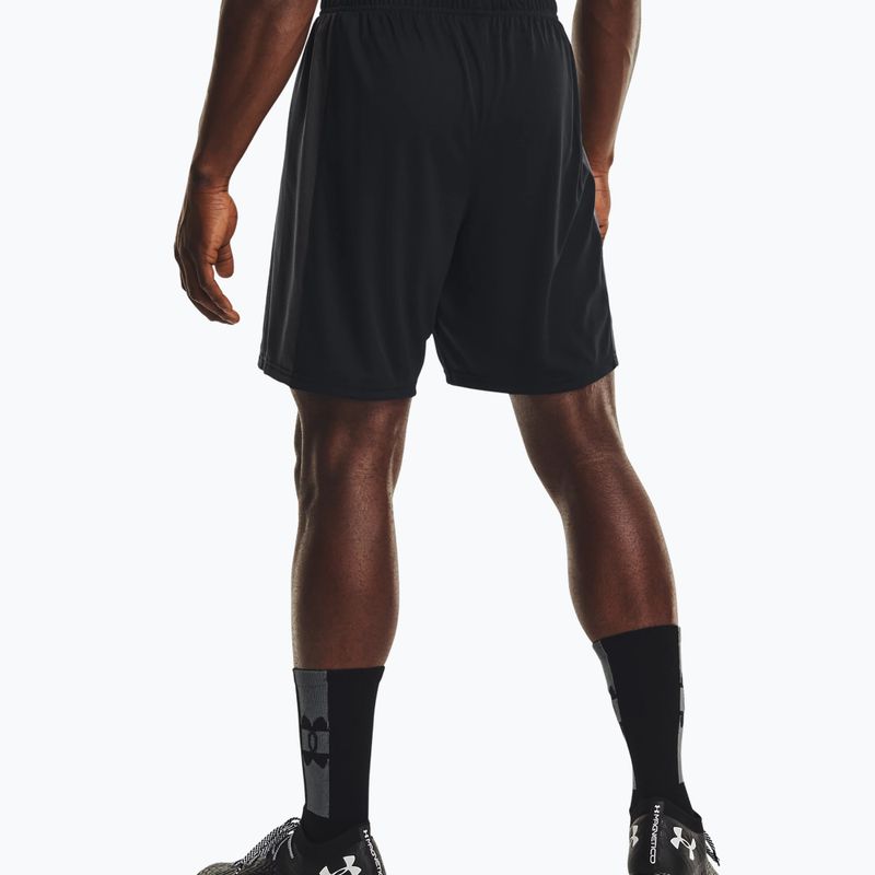 Pantaloncini da calcio Under Armour Challenger Knit nero/bianco da uomo 2