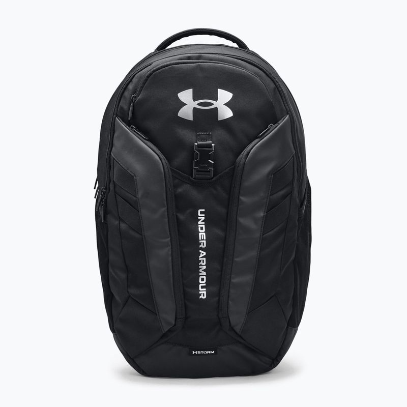 Zaino urbano Under Armour Hustle Pro 31,5 l nero/nero/argento metallico