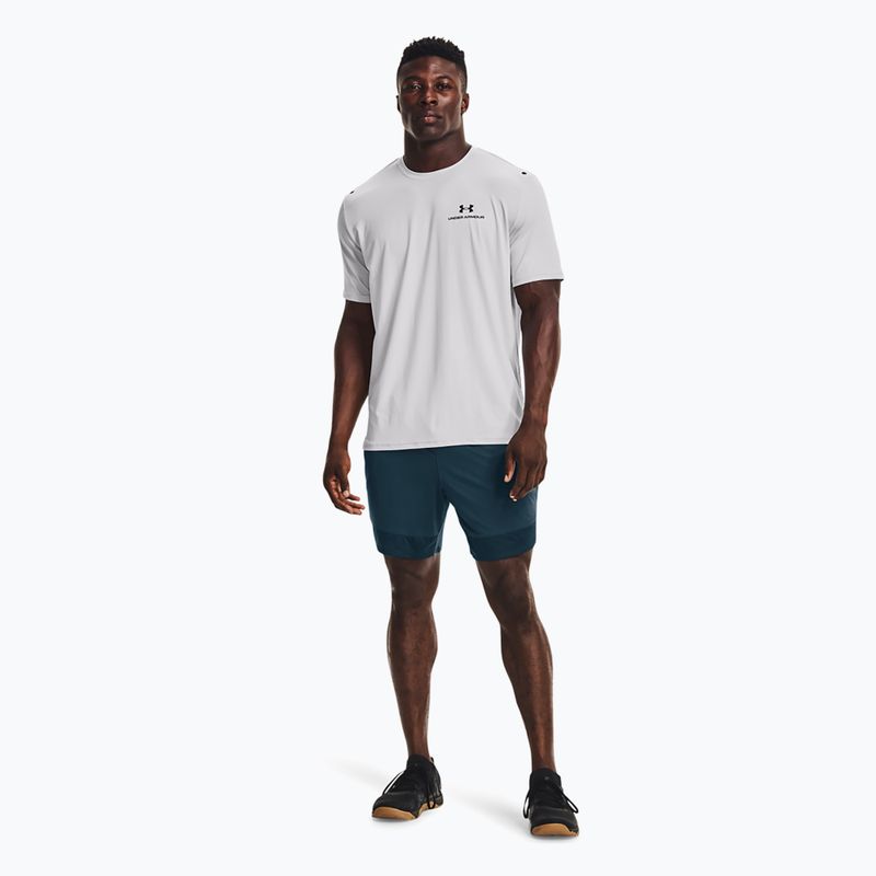 Maglietta da allenamento Under Armour Rush Energy halo grigio/nero per uomo 2