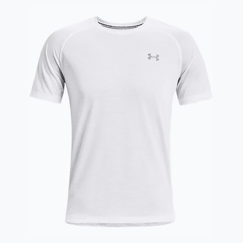 Maglietta da corsa Under Armour Streaker bianca/bianca/riflettente da uomo 5