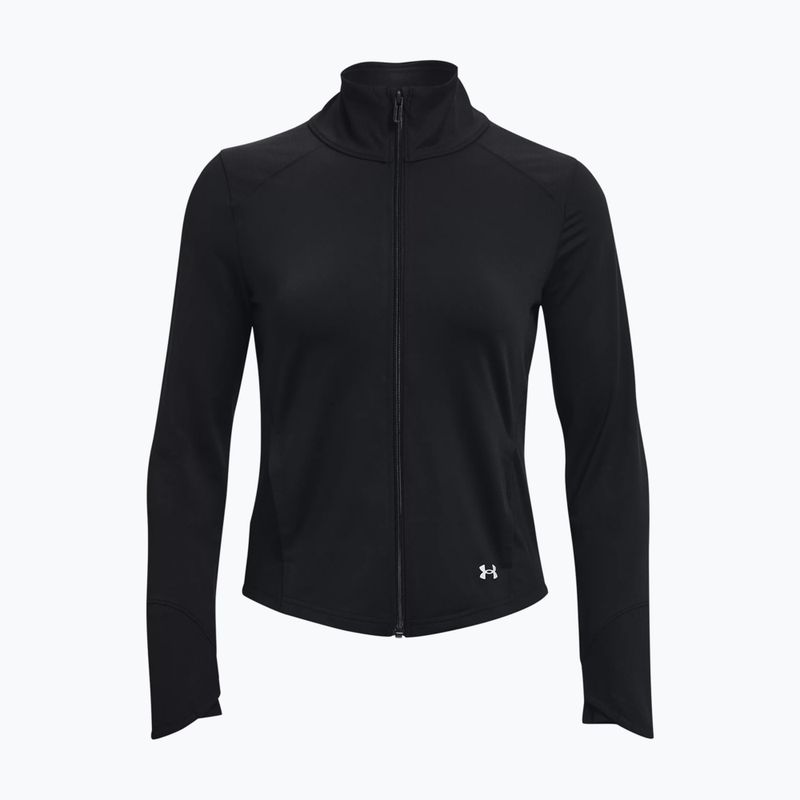 Felpa Under Armour Meridian nero/argento metallizzato da donna 4