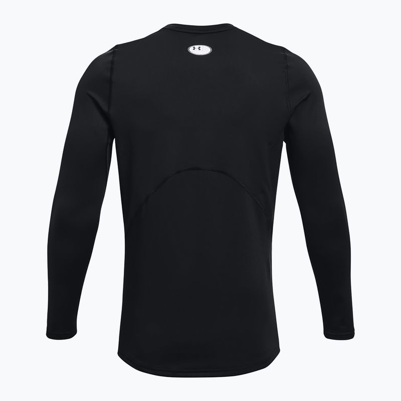 Longsleeve da allenamento da uomo Under Armour CG Armour Fitted Crew black/white 2