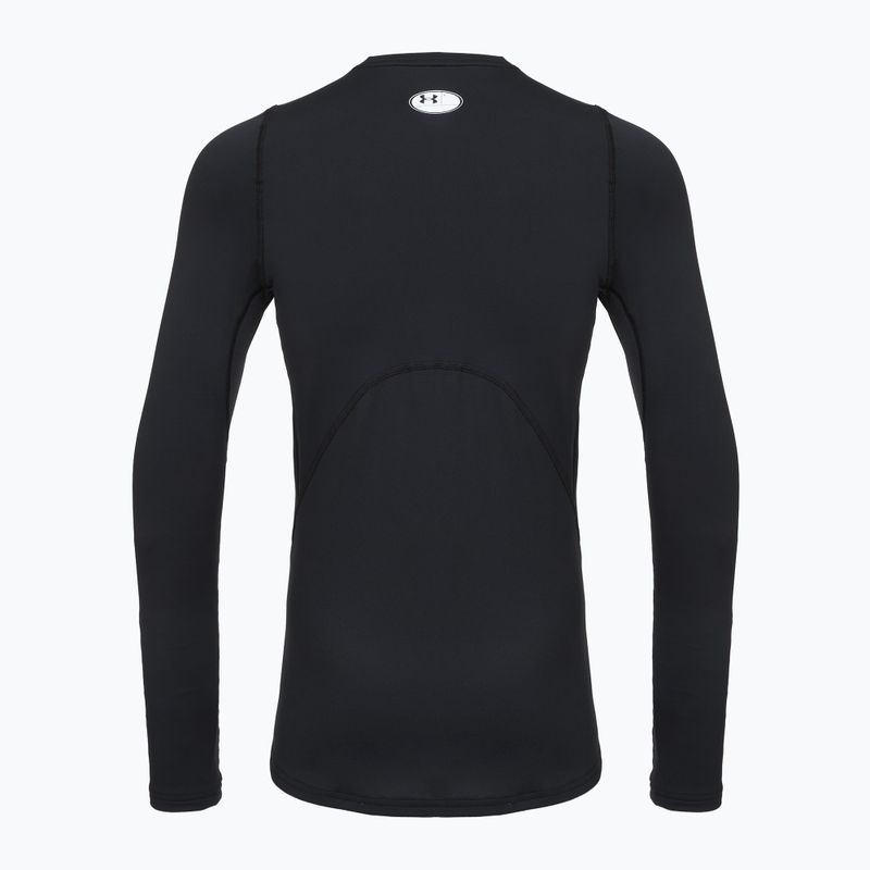 Longsleeve da allenamento da uomo Under Armour CG Armour Fitted Crew black/white 2