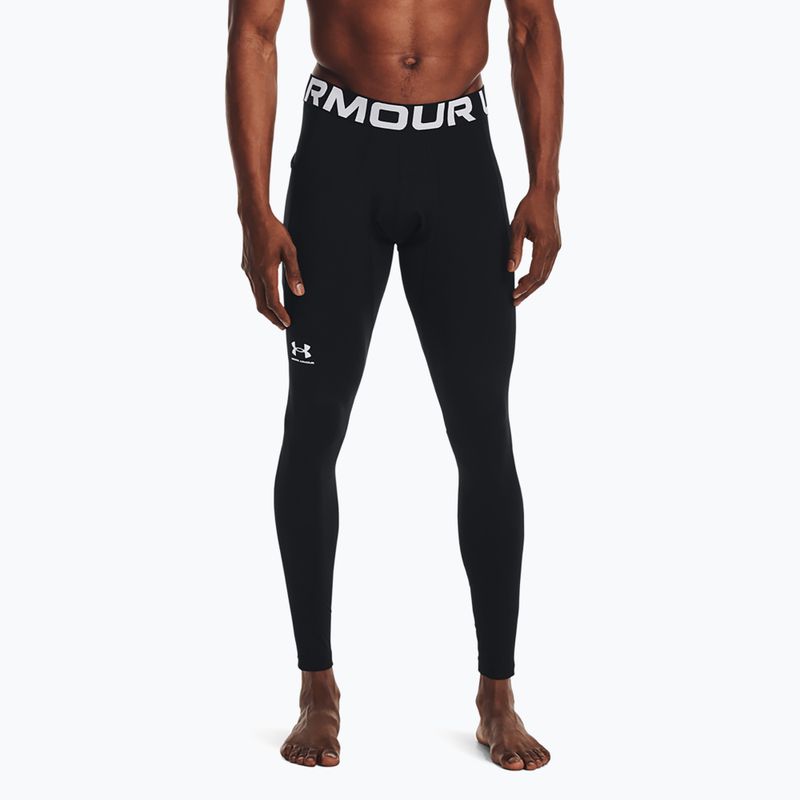 Leggings Under Armour da uomo UA Cg Armour Novelty Compression nero/bianco