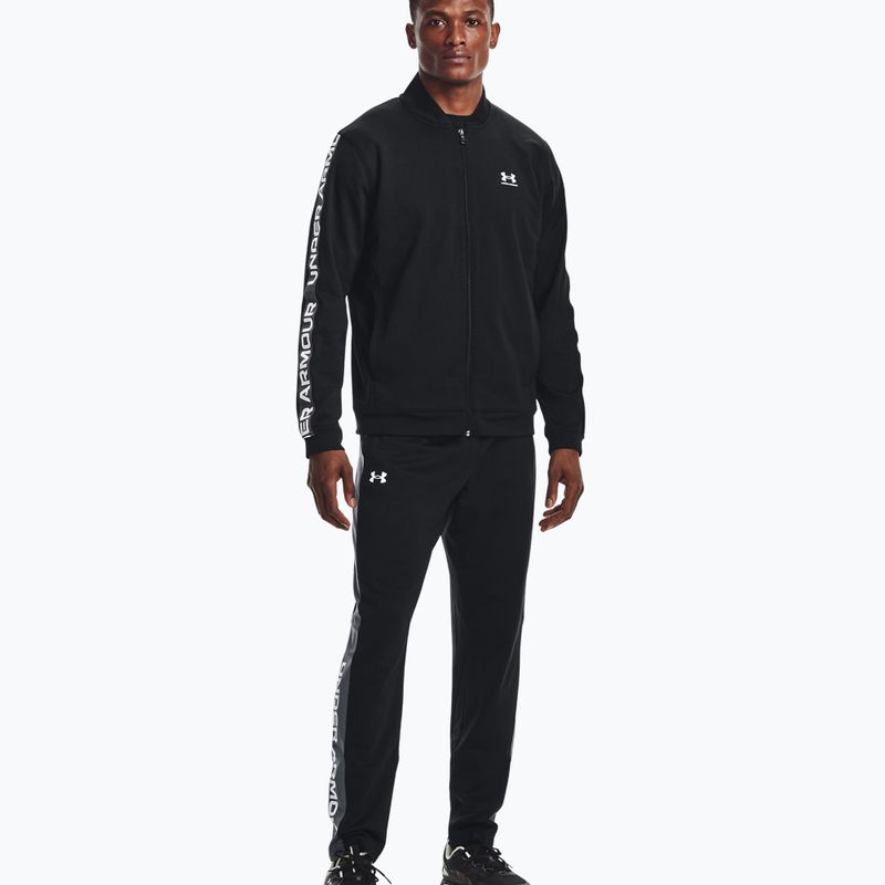 Pantaloni da allenamento Under Armour Brawler da uomo, nero/grigio/pitch/bianco 2