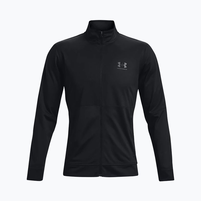 Felpa Under Armour UA Pique Track uomo nero/nero
