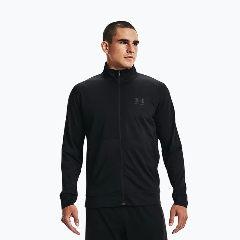 Felpa Under Armour UA Pique Track uomo nero/nero 3