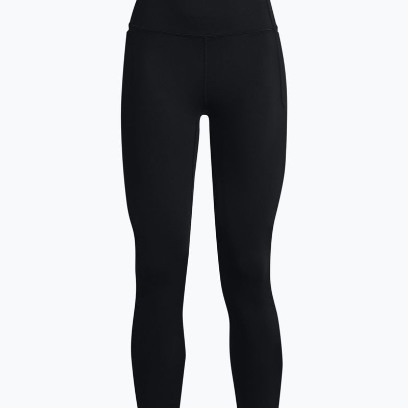 Leggings Under Armour Meridian Ankle nero/argento metallizzato da donna 4