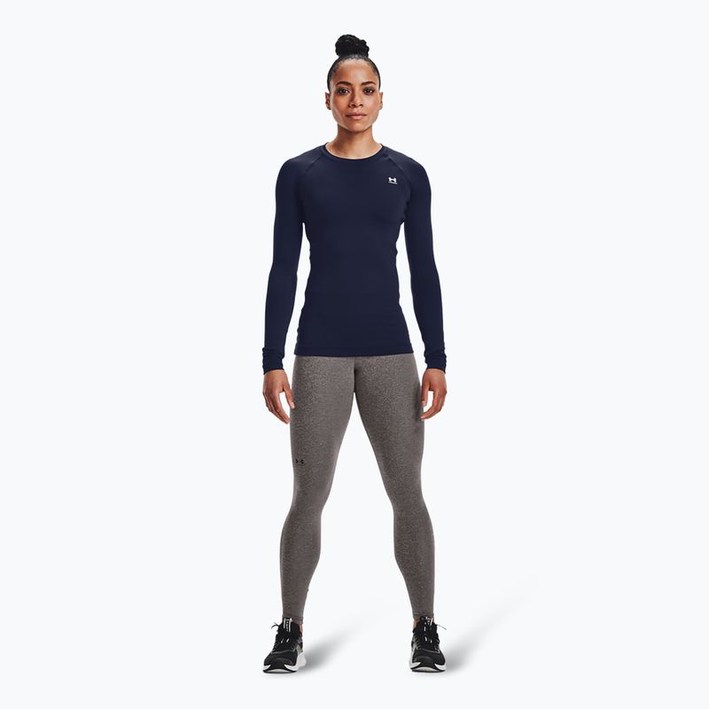 Under Armour ColdGear Authentics - leggings da allenamento da donna - antracite, erica leggera, nero 2