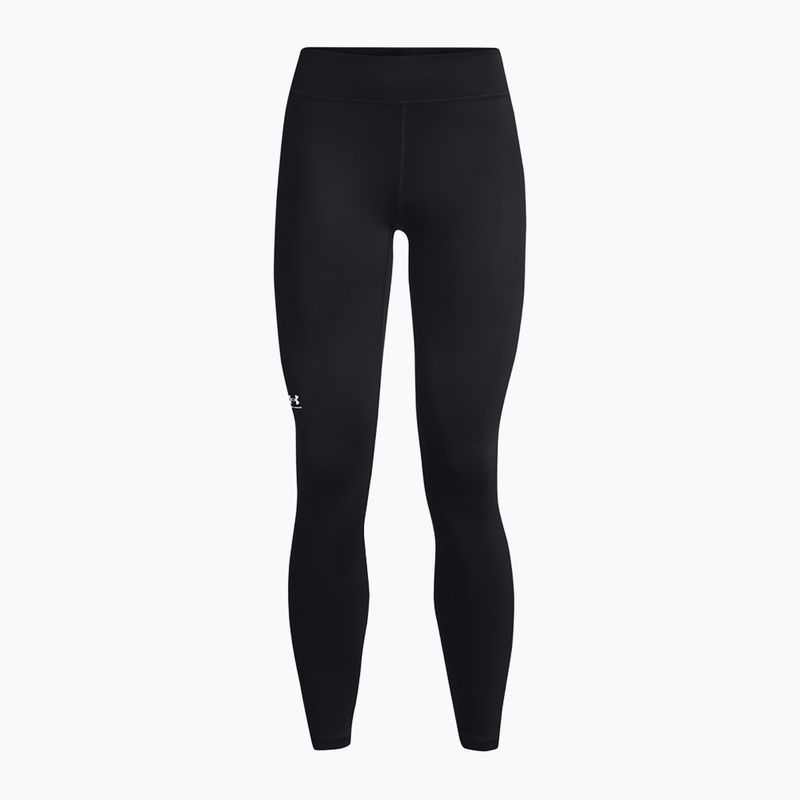 Leggings da allenamento Under Armour ColdGear Authentics da donna, nero/bianco 4