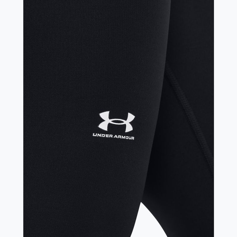 Leggings da allenamento Under Armour ColdGear Authentics da donna, nero/bianco 7