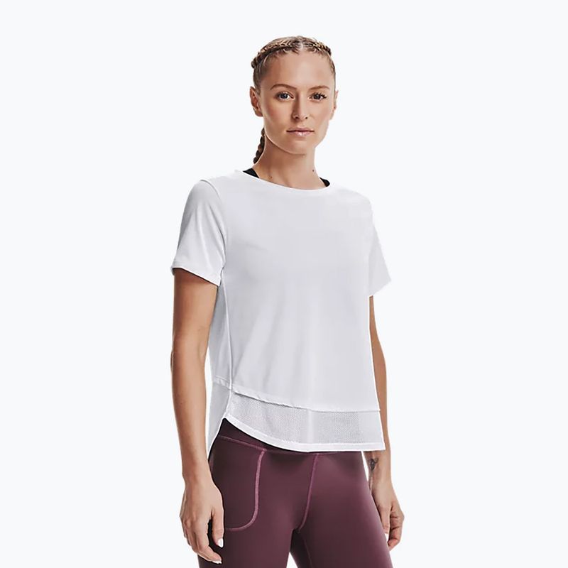 Maglietta da allenamento Under Armour donna UA Tech Vent bianco/nero
