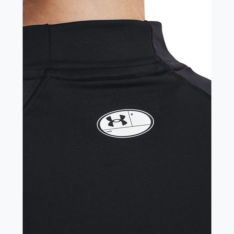 Under Armour Authentics CG Mockneck nero/bianco, manica lunga da allenamento per donna 4