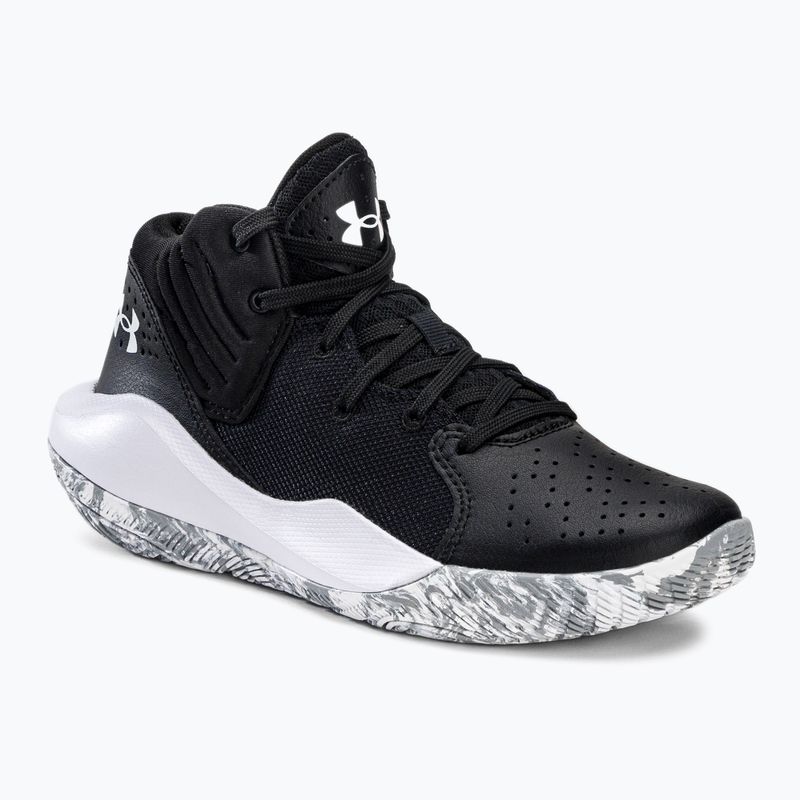 Under Armour GS Jet '21 nero/bianco scarpe da basket per bambini