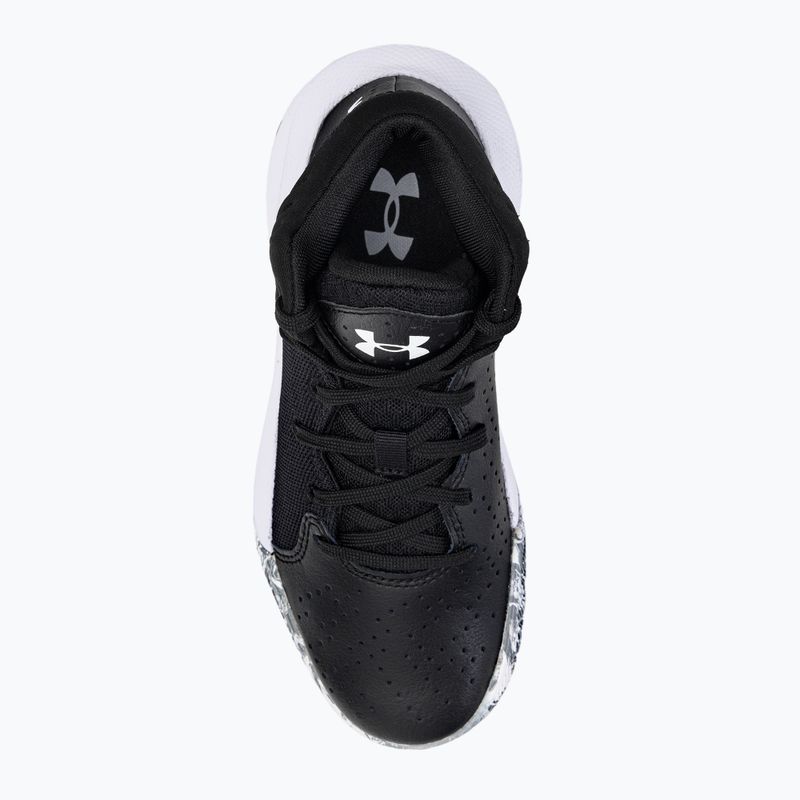 Under Armour GS Jet '21 nero/bianco scarpe da basket per bambini 6