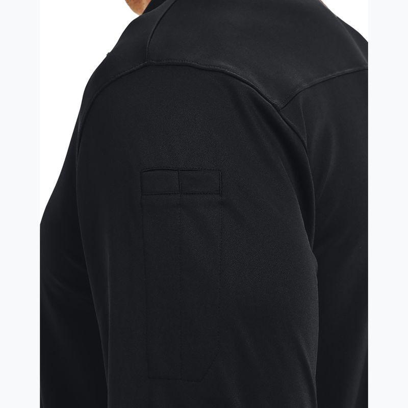 Polo Under Armour Tactical Performance 2.0 a maniche lunghe nero/nero da uomo 4