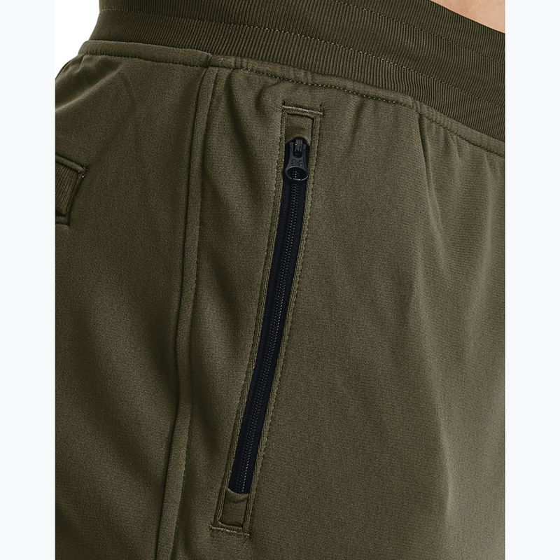 Pantaloni da jogging Under Armour Sportstyle Tricot da uomo di colore verde/nero 4