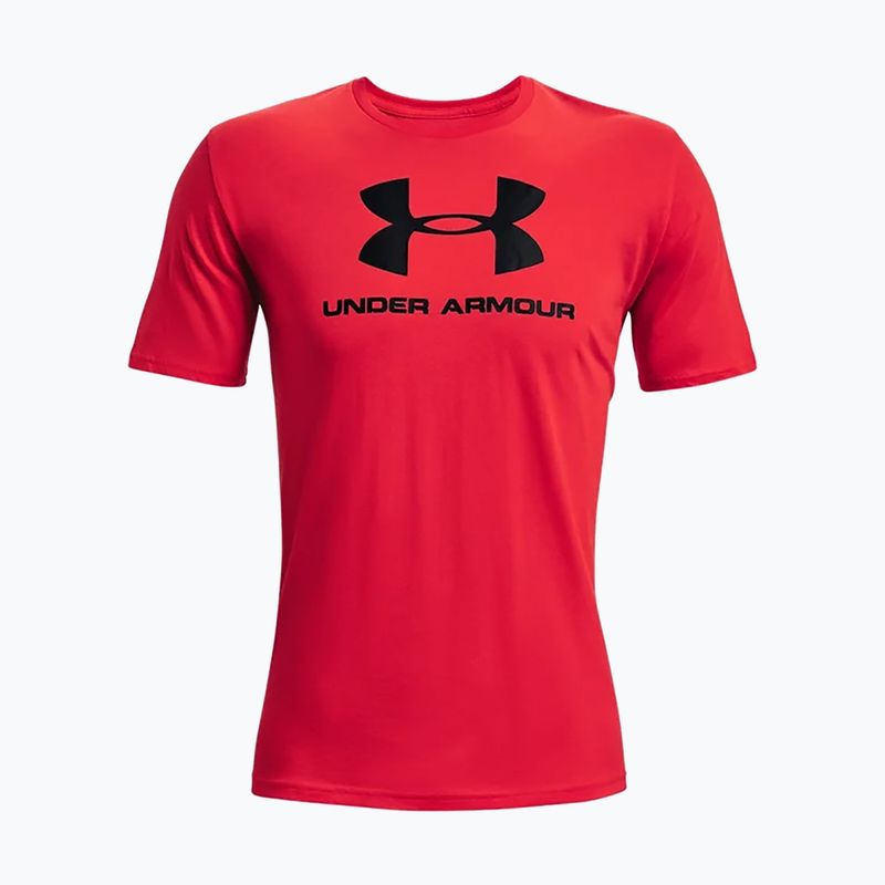 Maglietta Under Armour Sportstyle Logo uomo rosso/nero