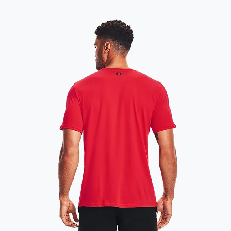 Maglietta Under Armour Sportstyle Logo uomo rosso/nero 4