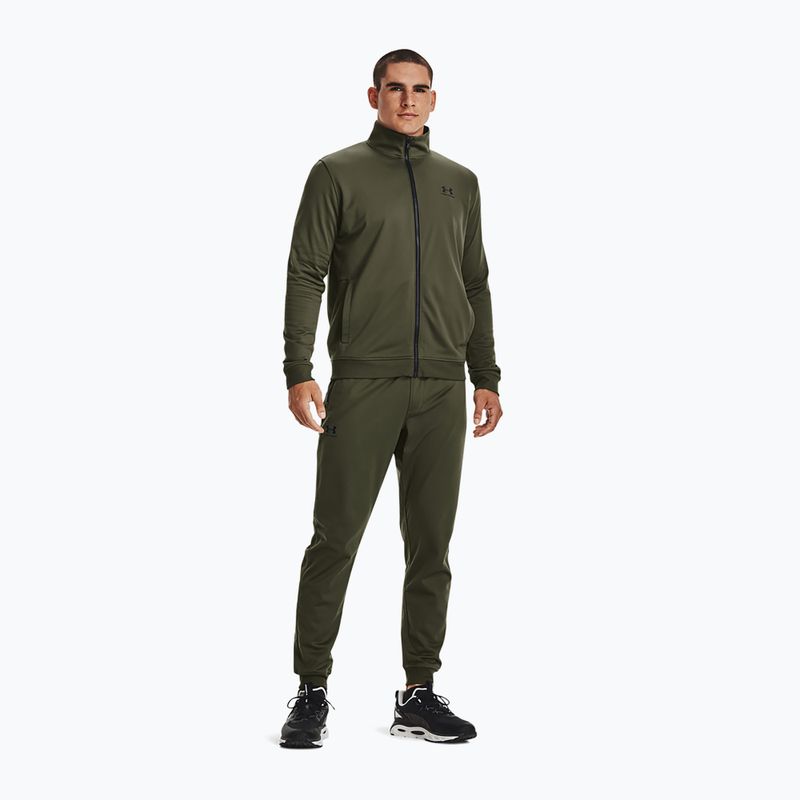 Felpa da uomo Under Armour Sportstyle Tricot navy OD Green/navy OD Green/black 2
