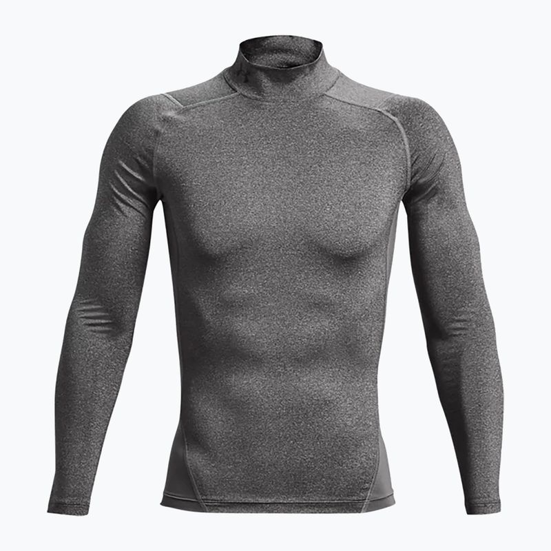 Under Armour uomo manica lunga da allenamento HG Armour Comp Mock carbon heather/nero 5