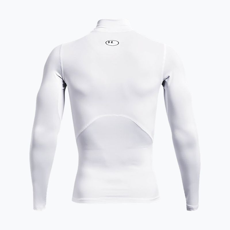 Under Armour manica lunga da allenamento da uomo HG Armour Comp Mock bianco/nero 6