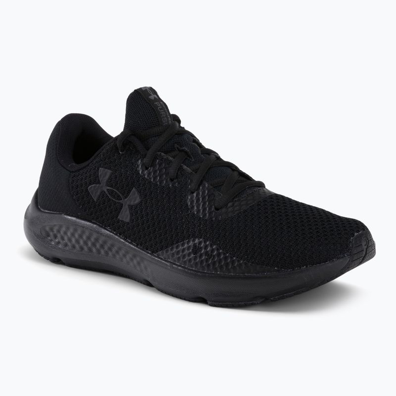 Under Armour Charged Pursuit 3 nero/nero/nero scarpe da corsa da uomo